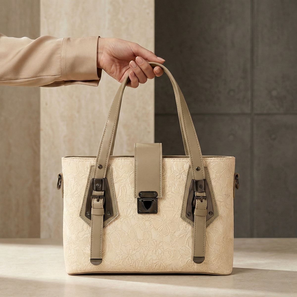 Pink Fluer Tote