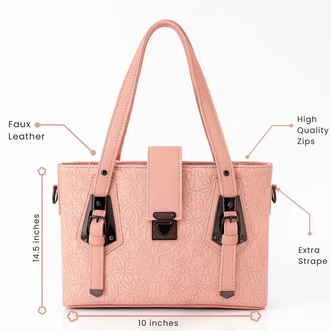 Pink Fluer Tote